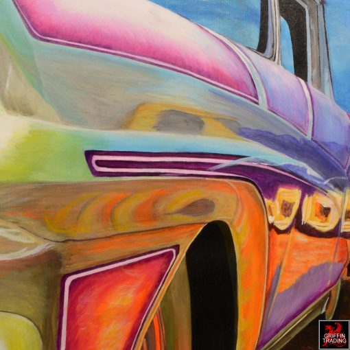 High Roller Custom Ranchero Painting by Carol Grudowski
