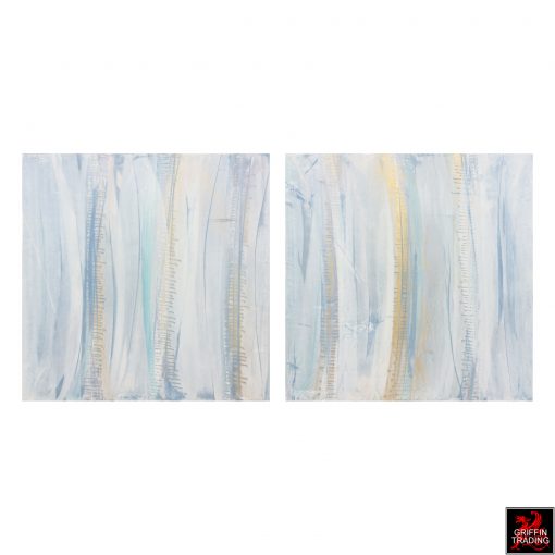 Diptych Abstract Painting 8309 by Austin Allen James