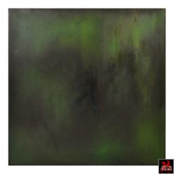 AN28 Green Abstract Art Painting by Alyshia