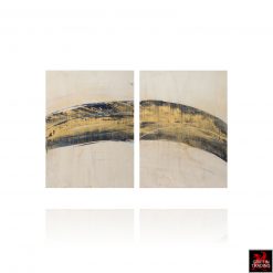 Diptych Abstract Painting 8640-1