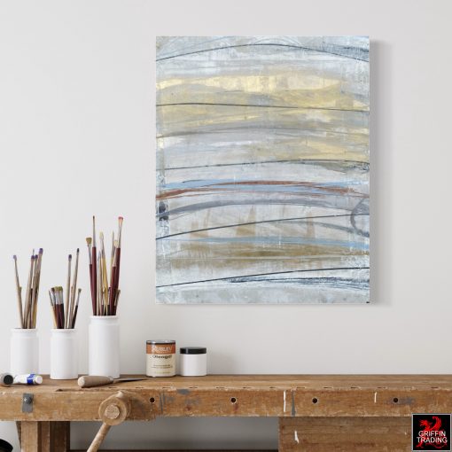 Mixed media abstract painting 8707 by Austin Allen James.