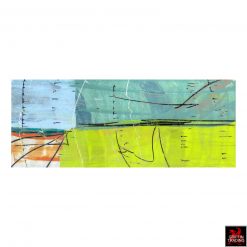 Resin abstract painting 8845 by Austin Allen James.