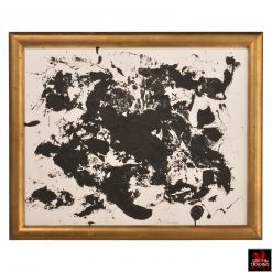 Black and white abstract painting 8923 by Stephen Hansrote