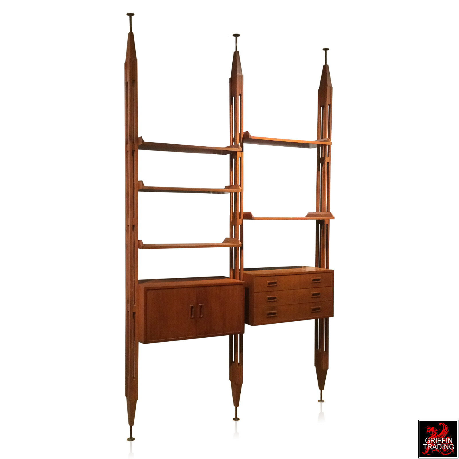 Franco Albini Mid Century Modern Bookcase For Sale At Griffin