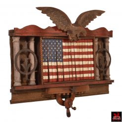 Van Dusen Clockworks American Flag Assemblage Art