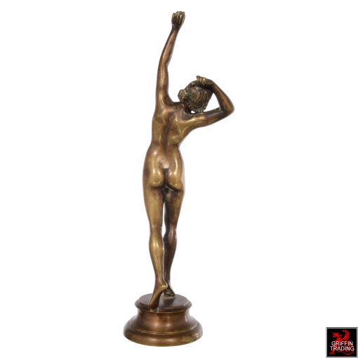 Antique Art Deco Bronze Nude Sculpture of a female