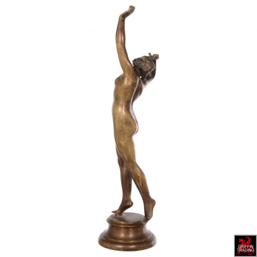 Antique Art Deco Bronze Nude Sculpture of a female