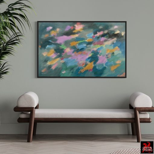 Brushstrokes abstract painting by Hardy Martin