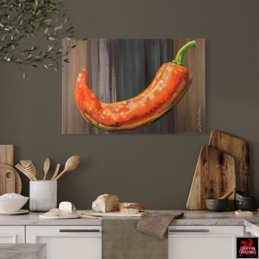 Chili Pepper Painting by Lori Maclean