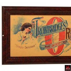 Antique Trowbridge's Chocolate Chip Sign