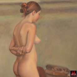 Female Nude Figure Study Painting by Clarity Haynes