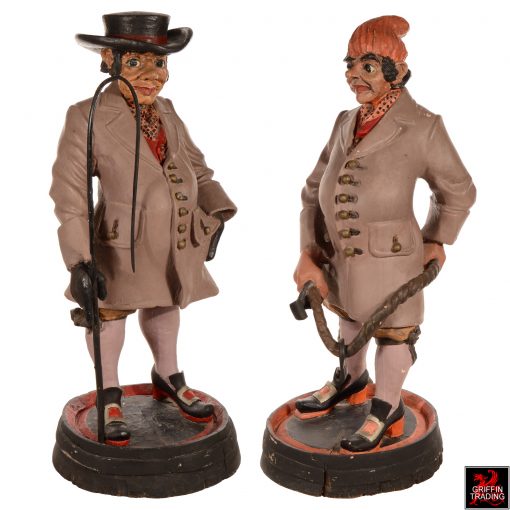 Coachman and Groom Antique Advertising Show Figures
