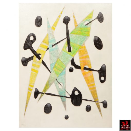 Original Steve McElroy abstract painting for sale at Griffin Trading.