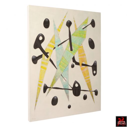 Original Steve McElroy abstract painting for sale at Griffin Trading.