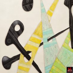 Original Steve McElroy abstract painting for sale at Griffin Trading.