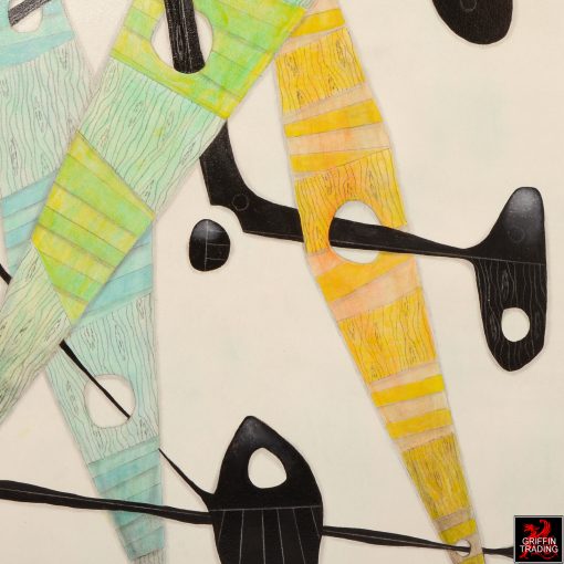 Original Steve McElroy abstract painting for sale at Griffin Trading.