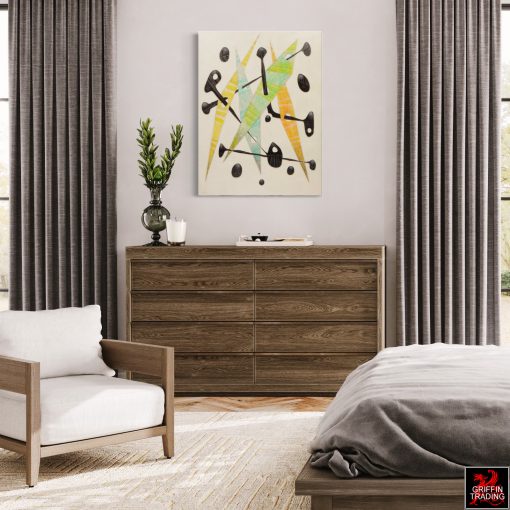 Original Steve McElroy abstract painting for sale at Griffin Trading.