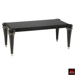 Black Lacquer Art Deco Coffee Table