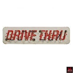 Vintage Drive Thru Neon Sign