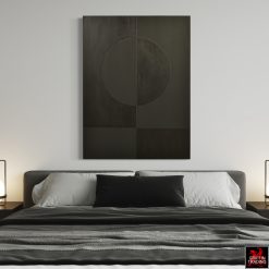 Stephen Hansrote Eclipse Double Black Painting