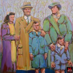 Family painting by Nick Puspurica