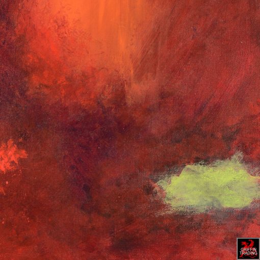 Firelight Abstract Painting by Stephen Hansrote