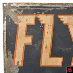 Authentic vintage aviation travel sign.