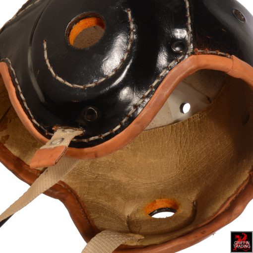 Sports Collectors Vintage Leather Football Helmet