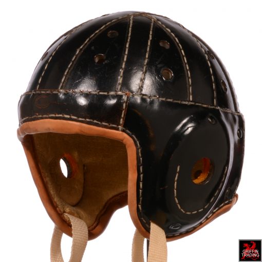 Sports Collectors Vintage Leather Football Helmet