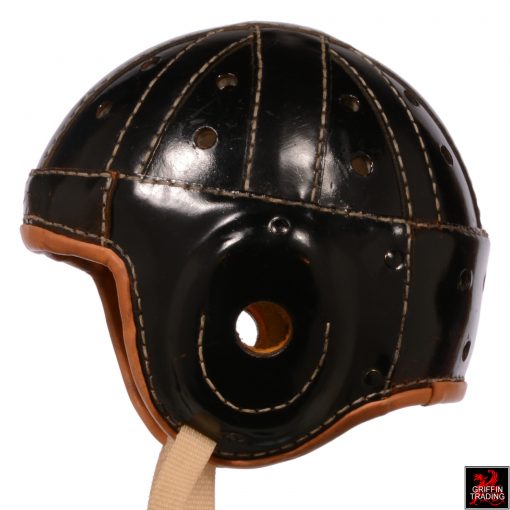 Sports Collectors Vintage Leather Football Helmet