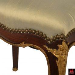 Francois Linke Louis XV Chair with Gilt Bronze Mounts