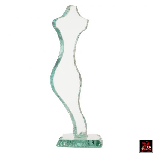 Female Glass Sculpture by Toledano