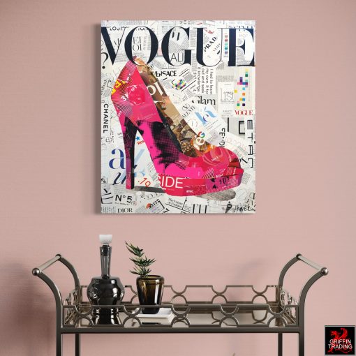 Pink High Heel Shoe Artwork by Jim Hudek