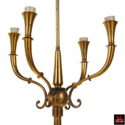 Mid Century Italian Brass Floor Lamp