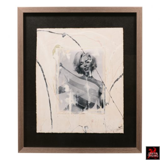Marilyn Monroe Photograph Abstract Painting by Austin Allen James
