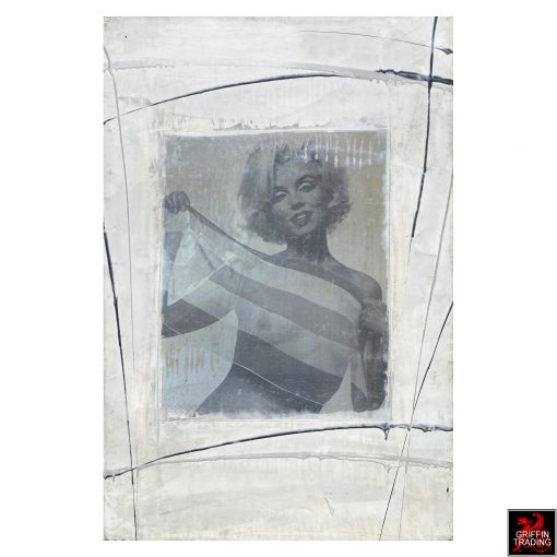 Marilyn Monroe mixed media artwork by Austin James