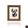 Obsidian Rift black and white abstract painting by Stephen Hansrote