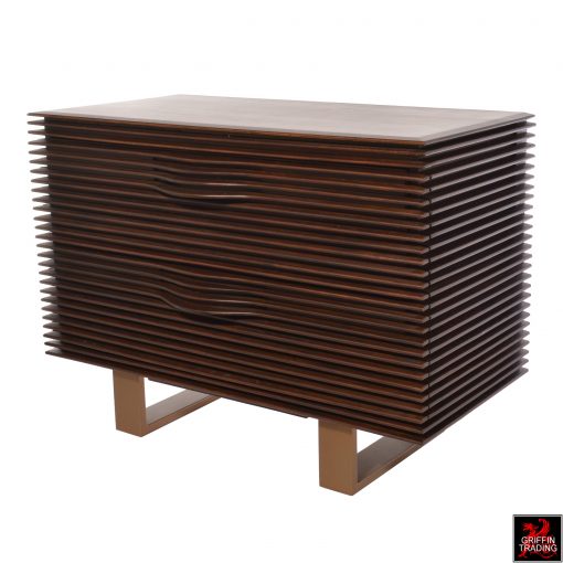 Oslo two drawer chest by Global Views