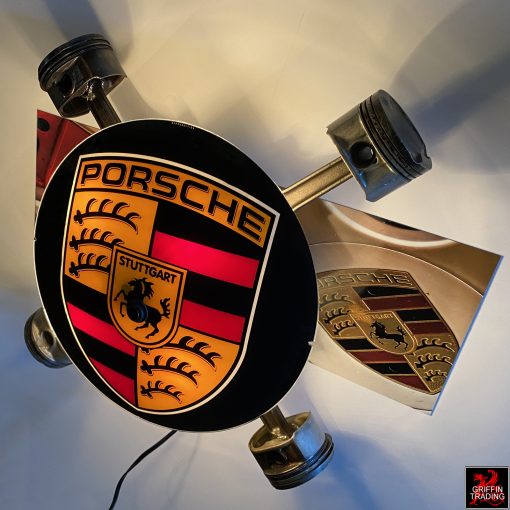Porsche Lighted Wall Sculpture