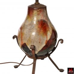 Royal Doulton Chang vase and lamp.