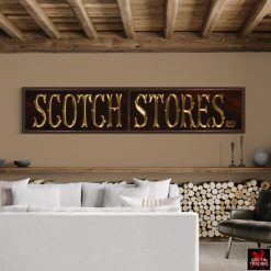 Scotch Stores Antique Pub Sign