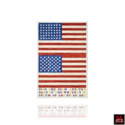 Two Flags by artist Jasper Johns