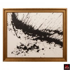 Black and White Abstract Painting 8546 by Stephen Hansrote