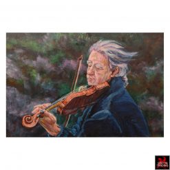 Matthew the Violinist painting by Jan Prystowsky