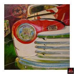 Bobbys Garage Painting by Carol Grudowski