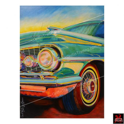 Flat Top Dreaming classic car painting by Carol Grudowski