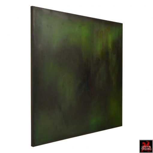 AN28 Green Abstract Art Painting by Alyshia