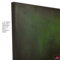 AN28 Green Abstract Art Painting by Alyshia