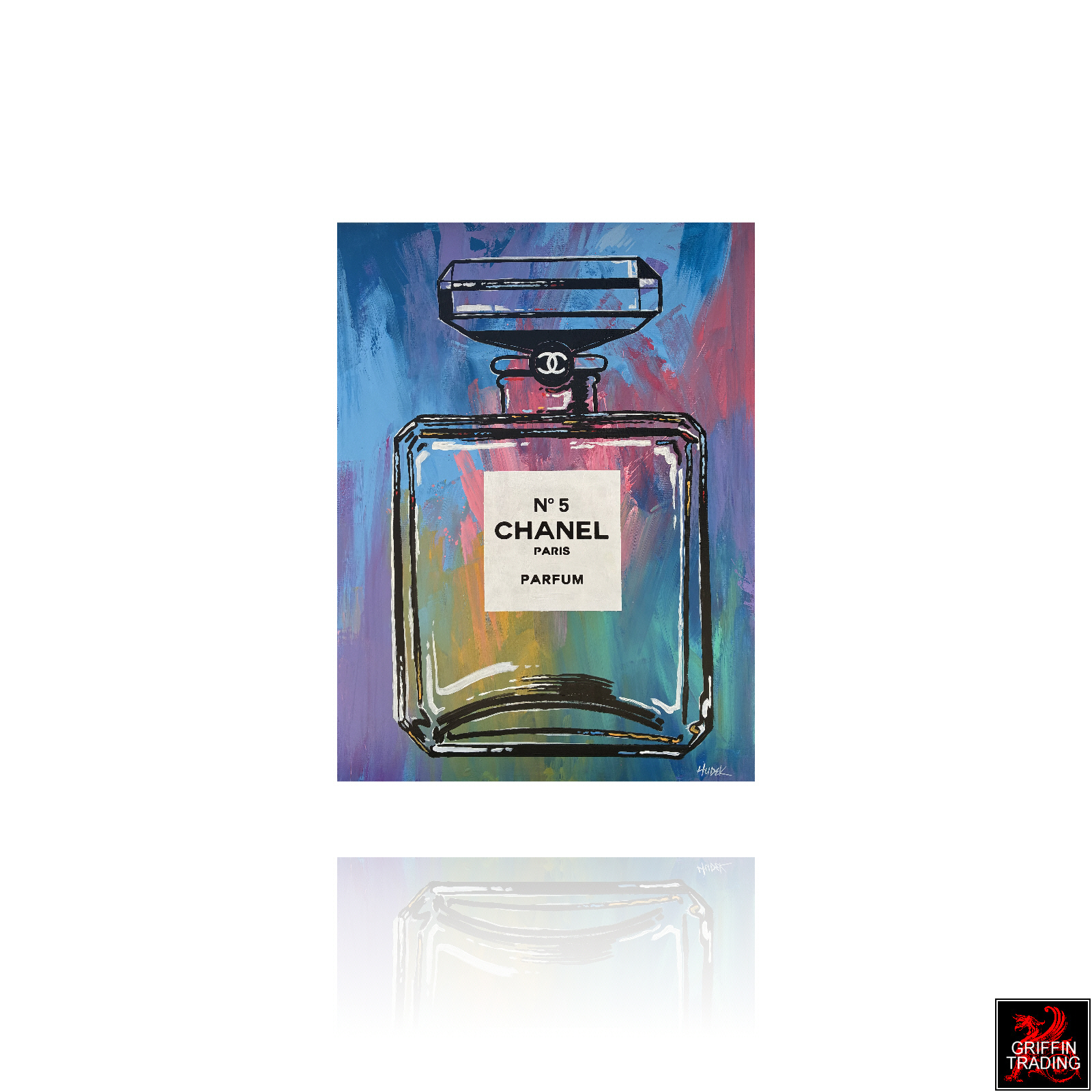 Original Abstract Painting Chanel No5
