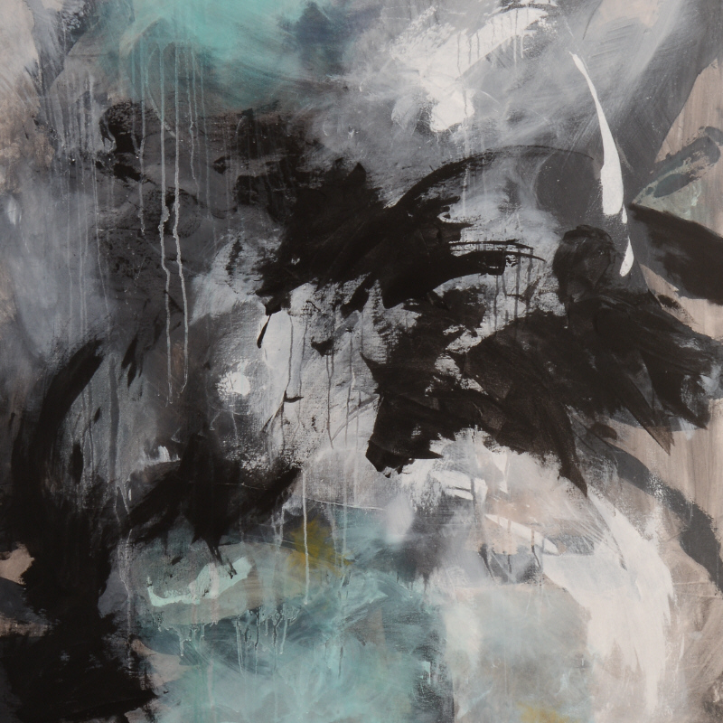Alchemy Sky Abstract Painting by Stephen Hansrote - Trade